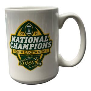 North Dakota State Bison NDSU Back to Back National Champion 2014 Coffee Mug